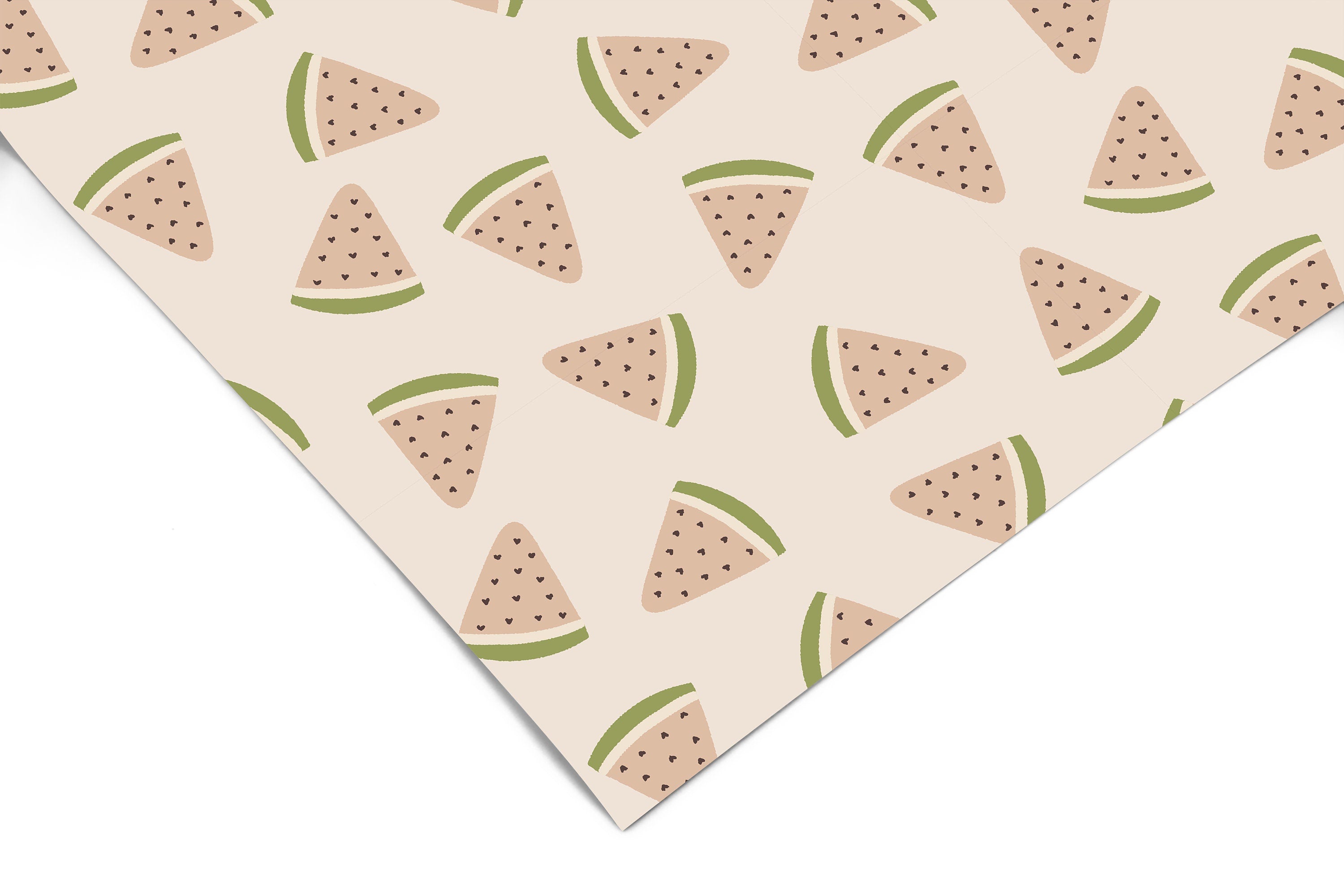 Washed Out Watermelon Contact Paper | Peel And Stick Wallpaper | Removable Wallpaper | Shelf Liner | Drawer Liner | Peel and Stick Paper 497 - JamesAndColors