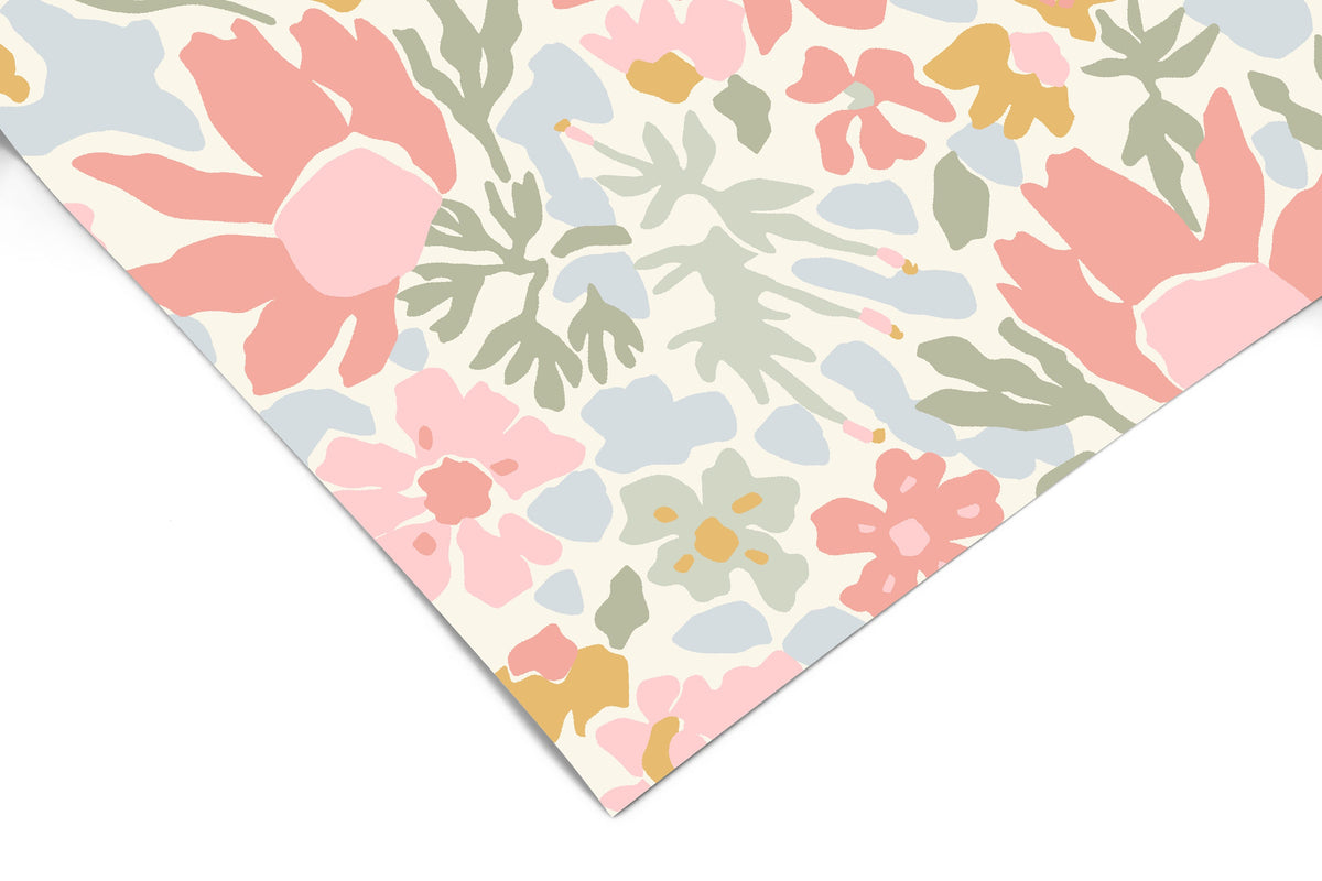 Wildflowers Wallpaper | Girls Nursery Wallpaper | Kids Wallpaper | Childrens Wallpaper | Peel Stick Wallpaper | Removable Wallpaper | 629a - James And Colors